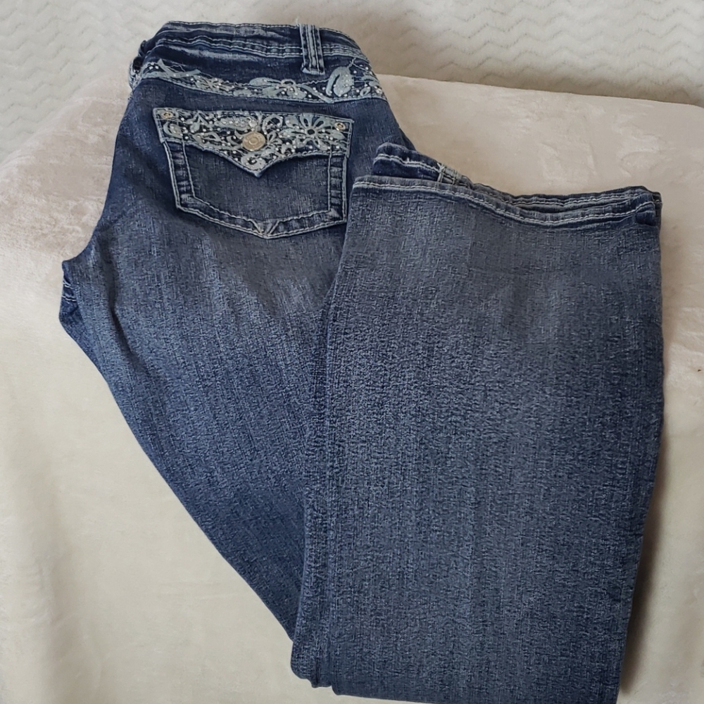 Revoli embroidered jeans